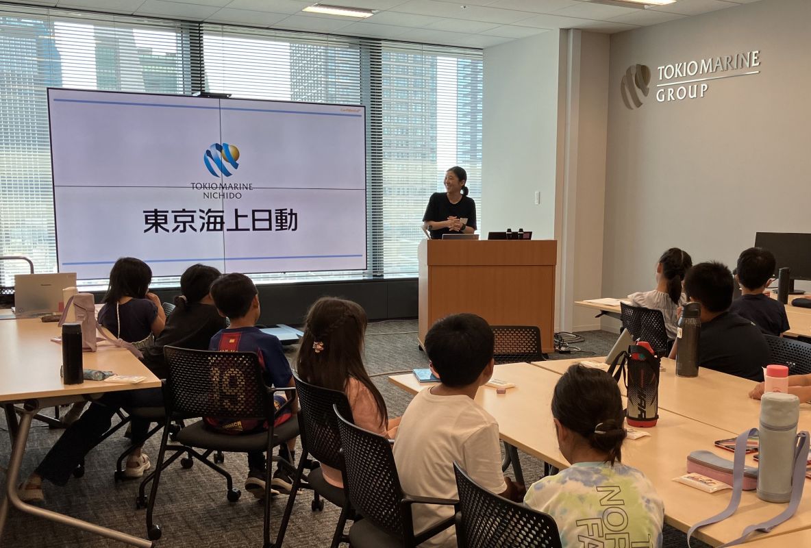 東京海上日動火災保険株式会社本社で学童プログラムが実施されました